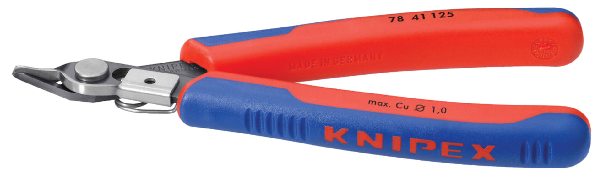 KNIPEX 78 41 125 Electronic Super Knips mit Mehrkohne-Hülle brüniert 125mm