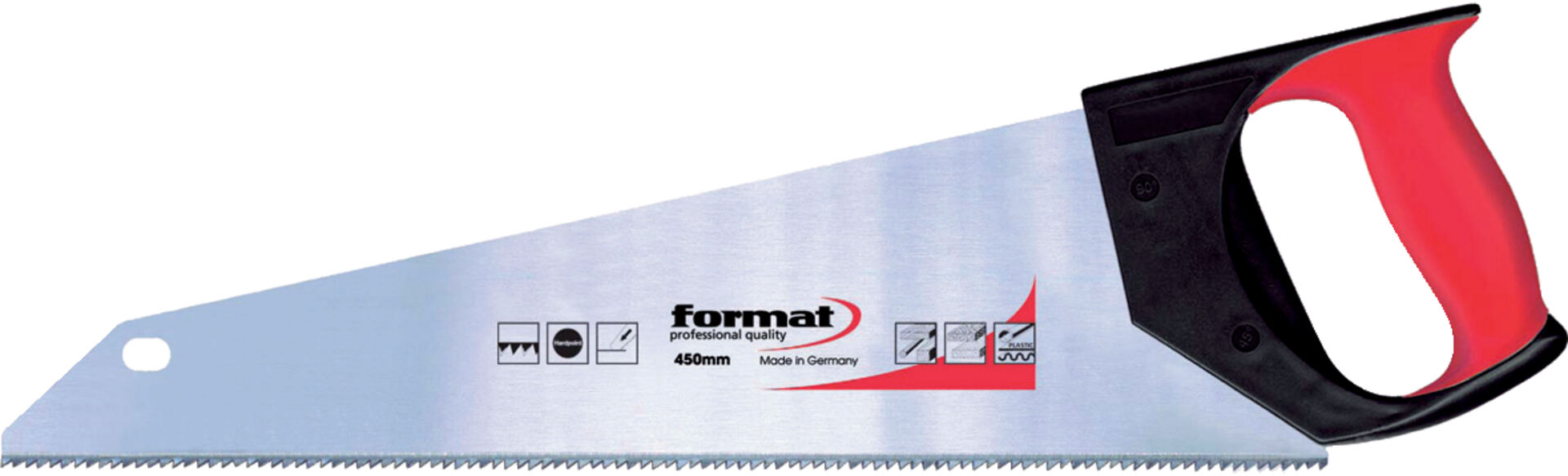 FORMAT Handsäge 2K-Heft 450mm 7Z/Zoll