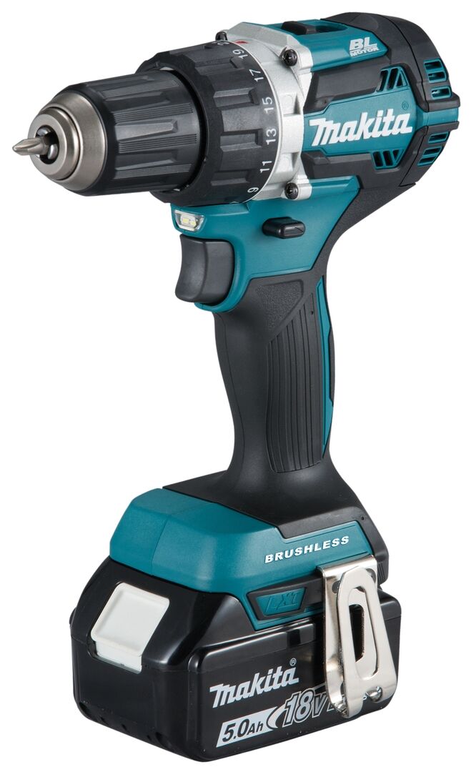 MAKITA Akku-Bohrschrauber DDF484RTE 2x 5Ah Akkus Ladegerät Koffer