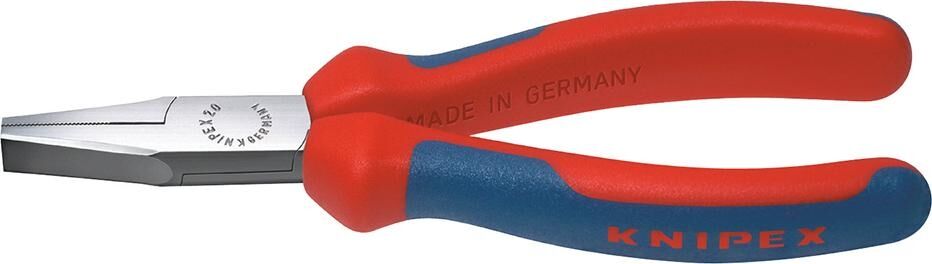 KNIPEX Flachzange 160mm Mehrkomponenten-Hülle schwarz atramentiert 20 02 160