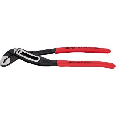 KNIPEX Wasserpumpenzange 250mm Alligator Rohrzange Kunststoffüberzug atramentiert 88 01 250