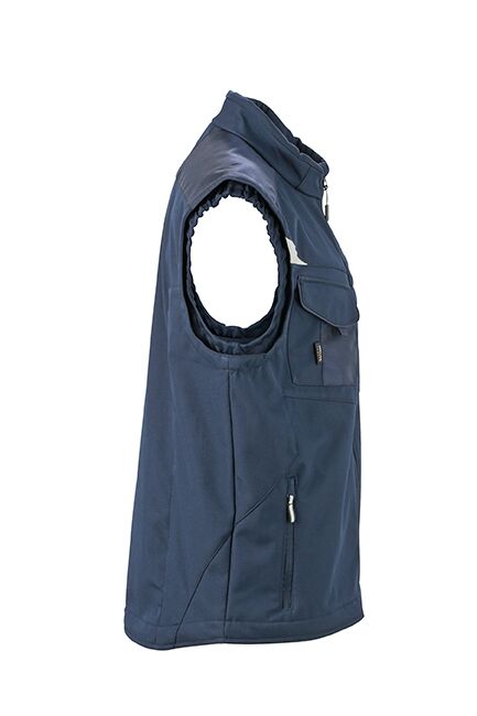 JAMES & NICHOLSON Softshell-Weste navy/navy Gr. S