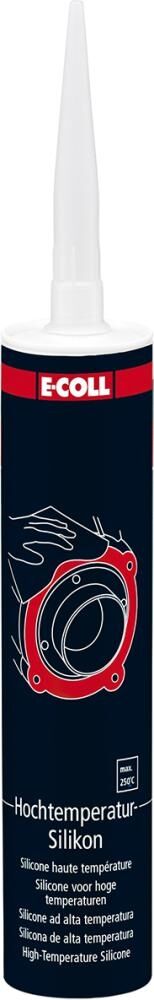 E-COLL Hochtemperatur-Silikon 310ml rot