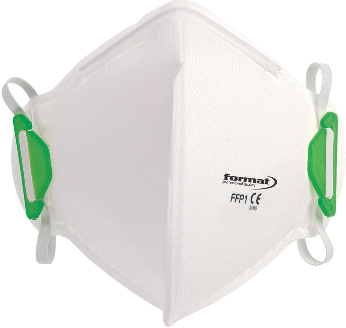FORMAT Atemschutzfaltmaske Atemschutzmaske ohne Ventil FFP1