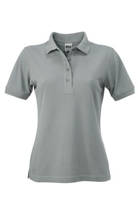 JAMES & NICHOLSON Polo Shirt Damen dark-grey Gr. M