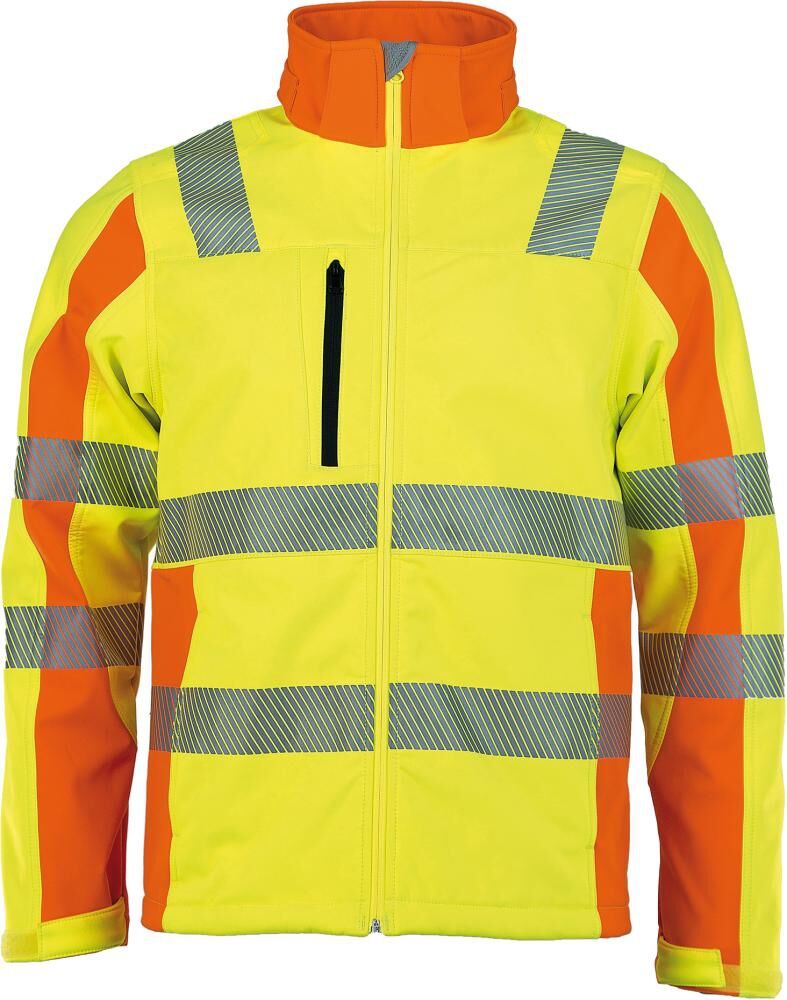 ASATEX Warnjacke Softshell Prevent gelb Gr. S