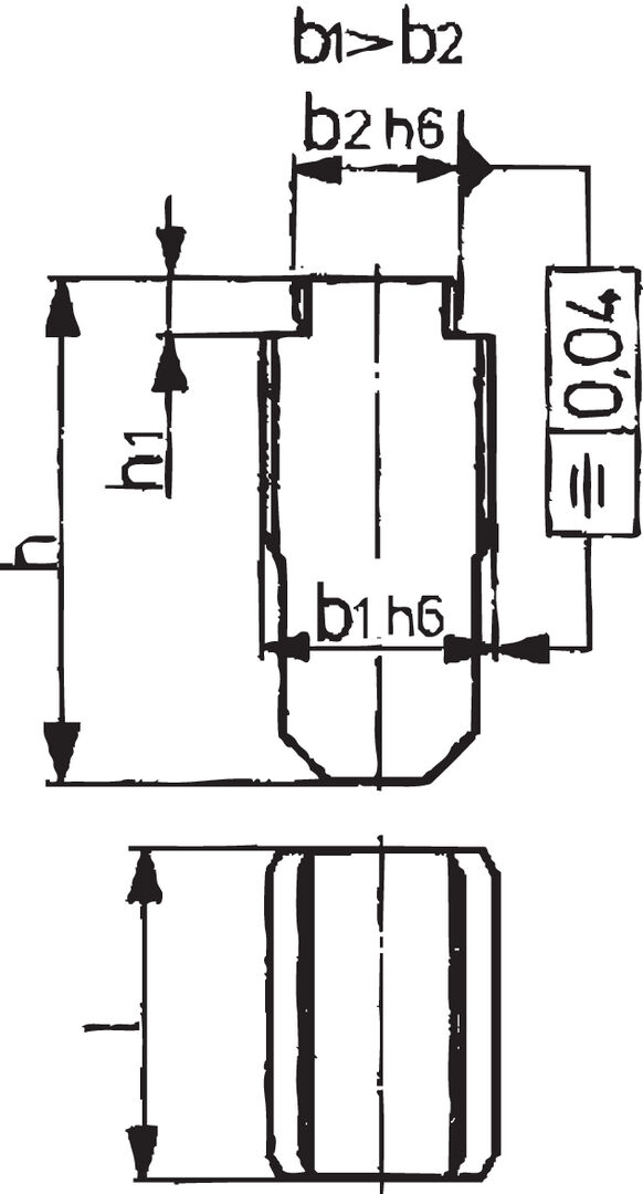 AMF Nutenstein lose 22x20mm DIN6323