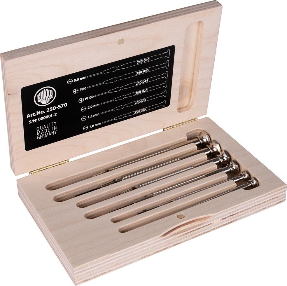 TURNUS Feinmechaniker Set 6-teilig Schlitz/Kreuz