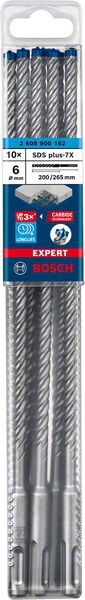 BOSCH Hammerbohrer EXPERT SDS-plus 7X 6,0x200x265mm VE 10