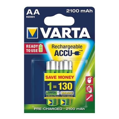 VARTA Akku Longlife 56706101402 AA Mignon HR6 1,2V 2St./Pack.