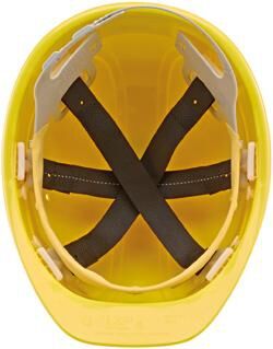 VOSS Schutzhelm INAP-Master-6 Nackenschutz schwefelgelb