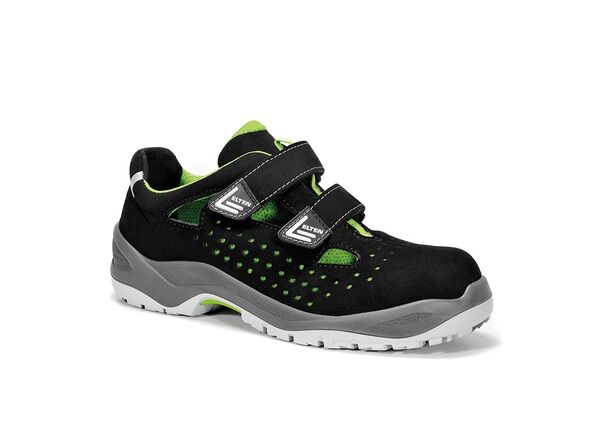 ELTEN Sicherheitssandalen IMPULSE S1P Gr. 45 Easy ESD green 712551