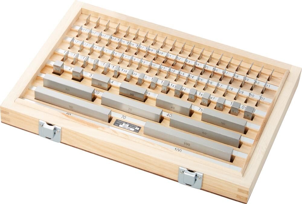 FORTIS Parallel-Endmaßsatz Stahl 87-teilig Genauigkeit 2
