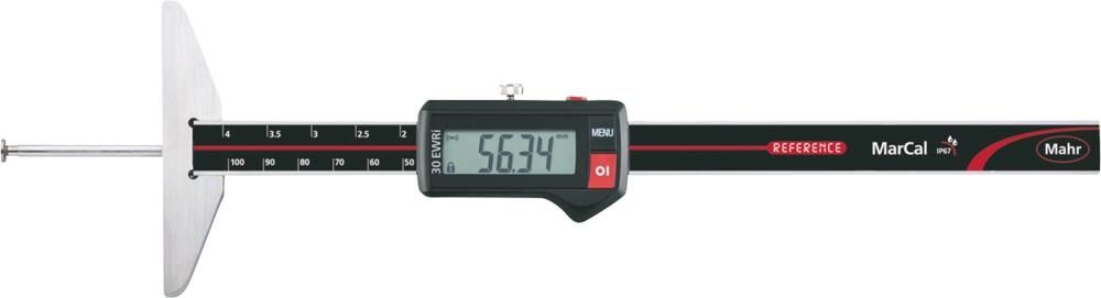 MAHR Tiefenmessschieber digital 100/0,01mm WL IP67