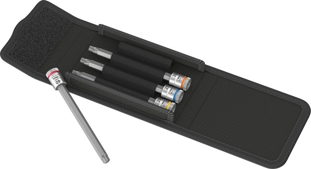 WERA Schraubendrehereinsatz Set 1/4" TX 25-40mm Haltefunktion 4-teilig