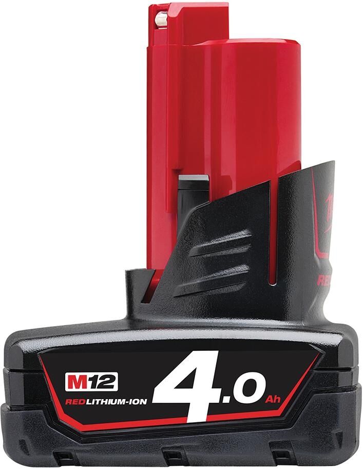MILWAUKEE Akku M12 B4 12 V 4Ah Li-Ion Red