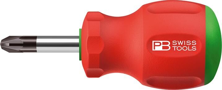 PB SWISS TOOLS Schraubendreher Stubby PZ1x30mm SwissGrip