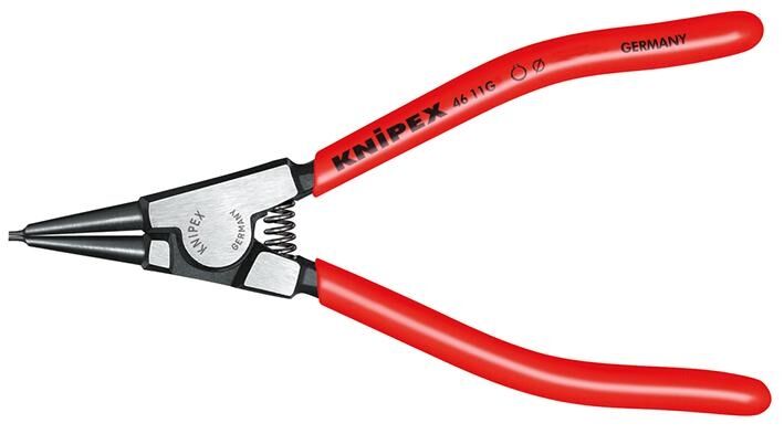 KNIPEX Sicherungsringzange 140mm für Greifringe auf Wellen schwarz atramentiert 46 11 G1
