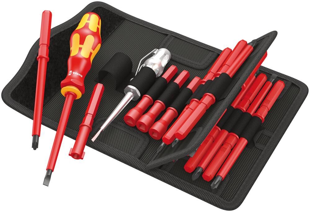 WERA Wechselklingen Set VDE Kraftform Kompakt 18-teilig