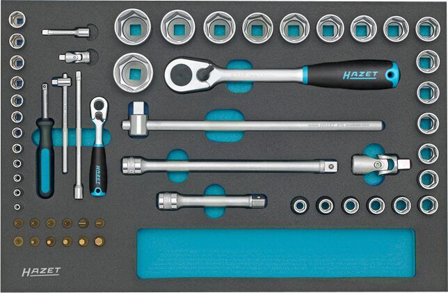 HAZET Steckschlüssel Set 56-teilig 163-57/56