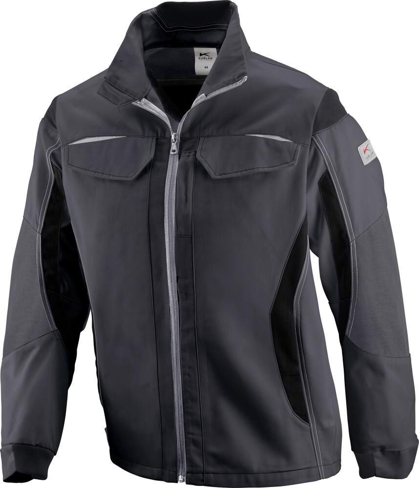 KÜBLER Jacke PULSSCHLAG,Gr. 48 anthrazit/schwarz