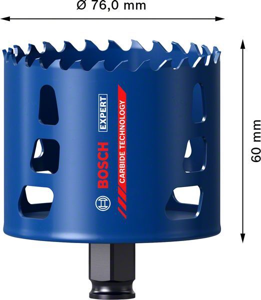 BOSCH Lochsäge EXPERT ToughMaterial 76mm