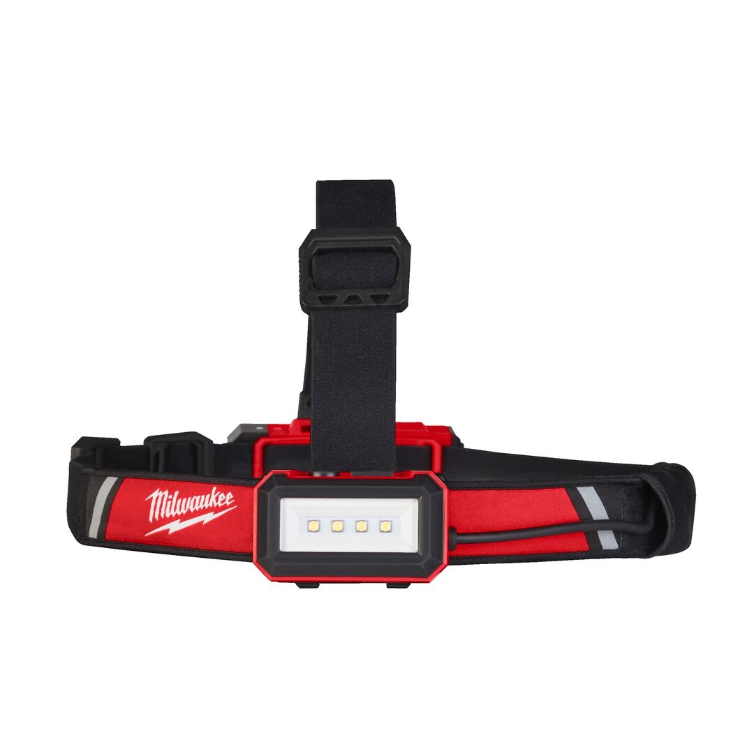 MILWAUKEE Akku-Stirnlampe L4HLRP-301 inkl. Akku USB Kabel