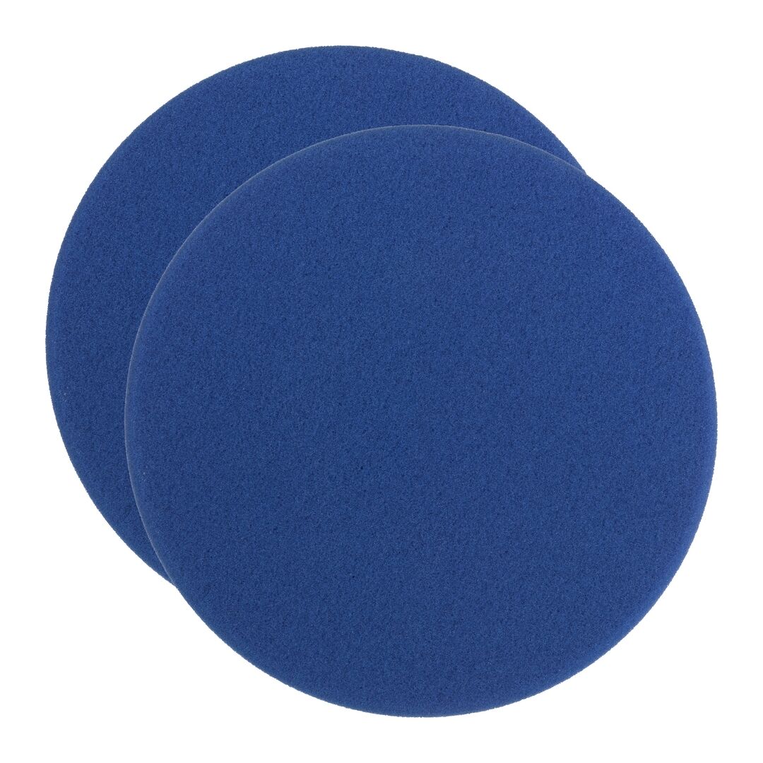 MILWAUKEE Polierschwamm Kletthaftung 140/20mm blau