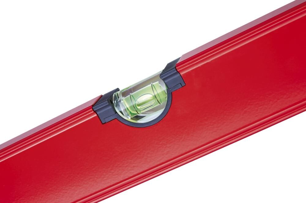 FORMAT Leichtmetall-Wasserwaage 50 cm rot pulverbeschichtet