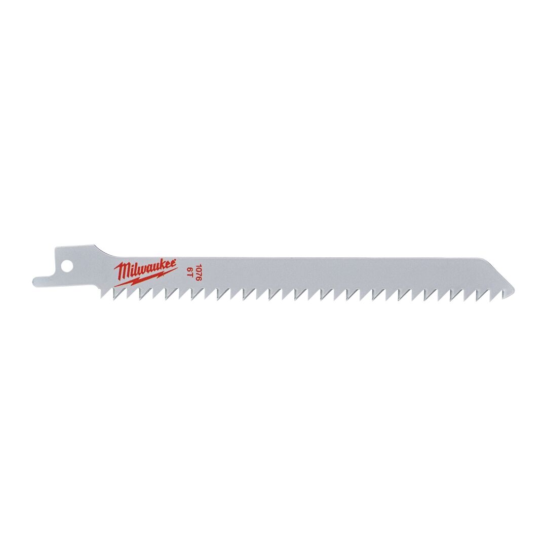 MILWAUKEE Säbelsägeblatt Holz 150x4,2mm unlackiert VE 3