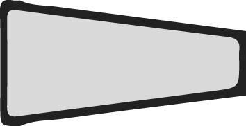 MÜLLER Hart Arkansas Messerform 100x25mm