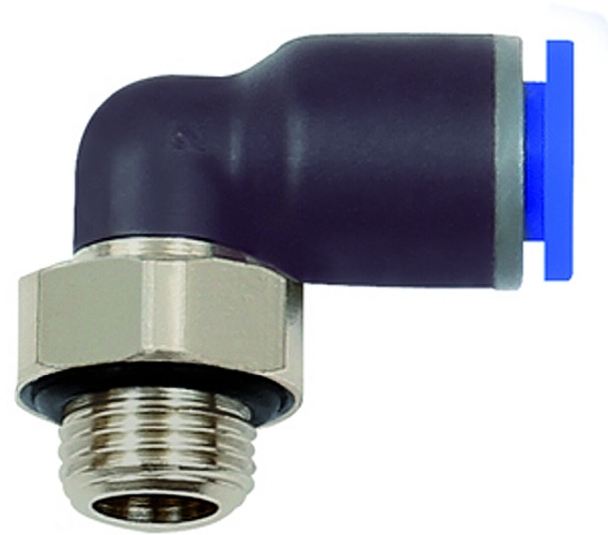 RIEGLER L-Steckverschraubung B-Serie G 1/8" A Kunststoff D4