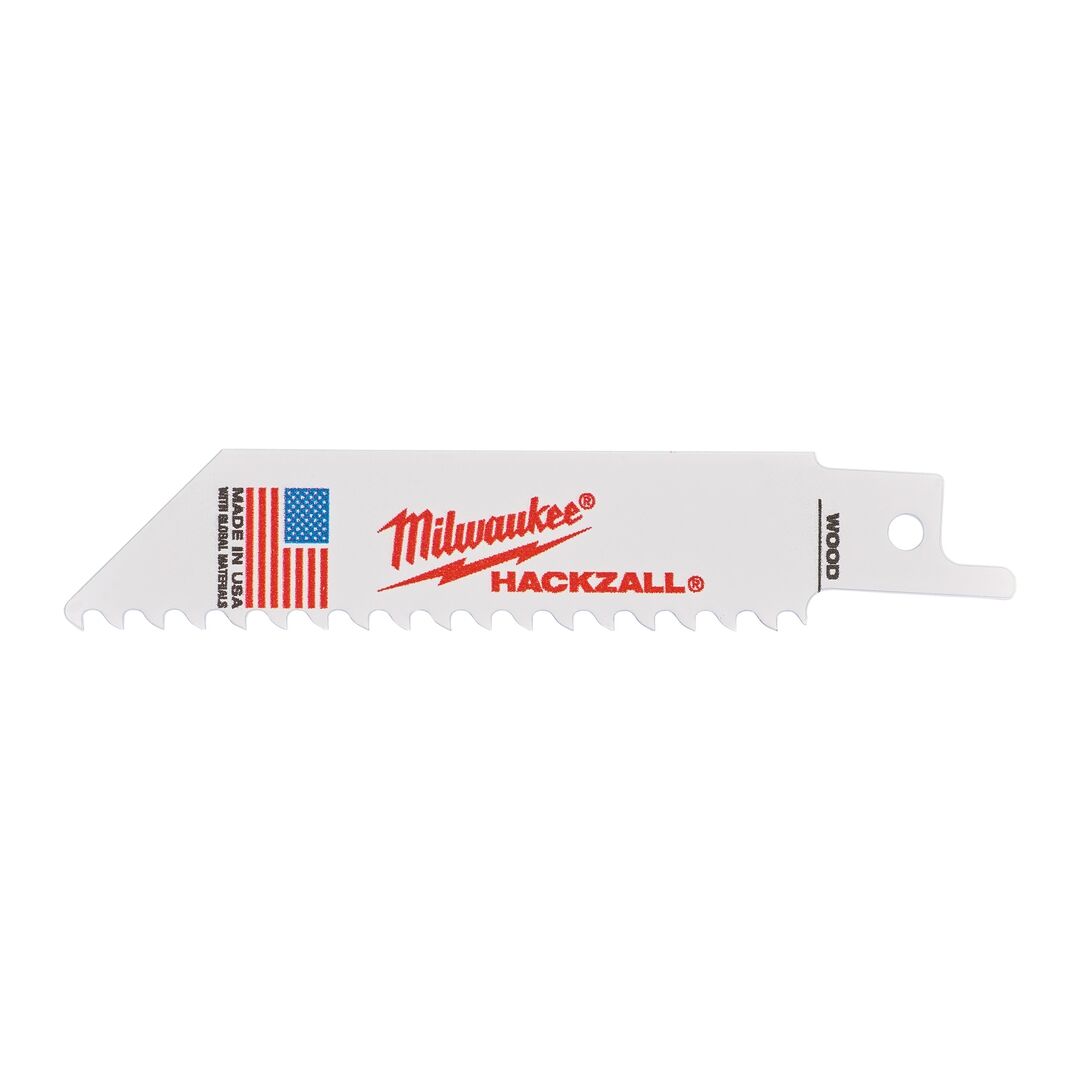 MILWAUKEE Säbelsägeblatt HACKZALL Holz 100x4,2mm für C12 HZ VE 5