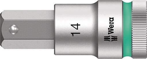 WERA Schraubendrehereinsatz 1/2" 14x60mm sechskant Haltefunktion