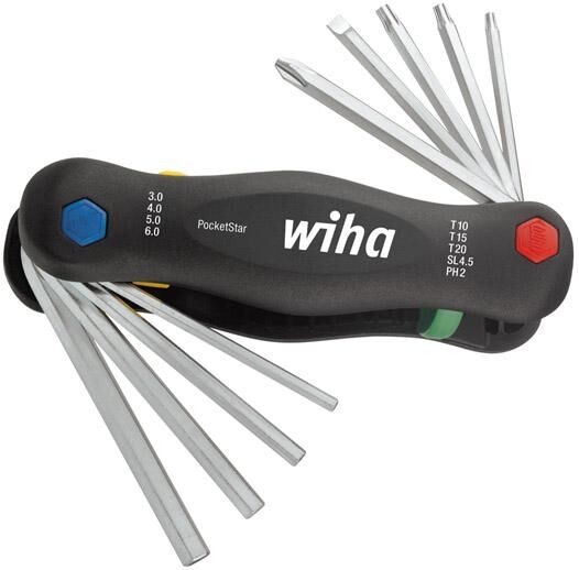WIHA Winkelschraubendreher Set PocketStar kombiniert 9-teilig