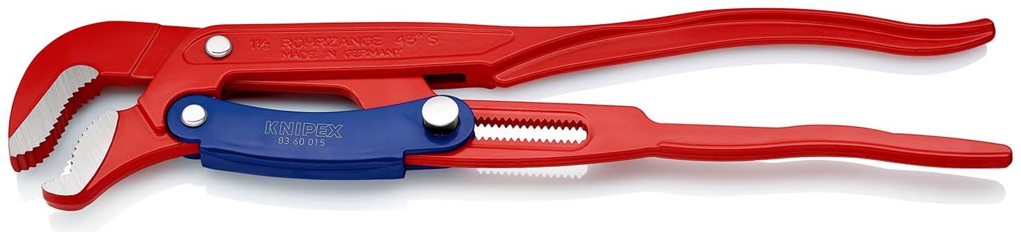 KNIPEX Rohrzange S-Maul 420mm Schnelleinsteller rot pulverbeschichtet 83 60 015