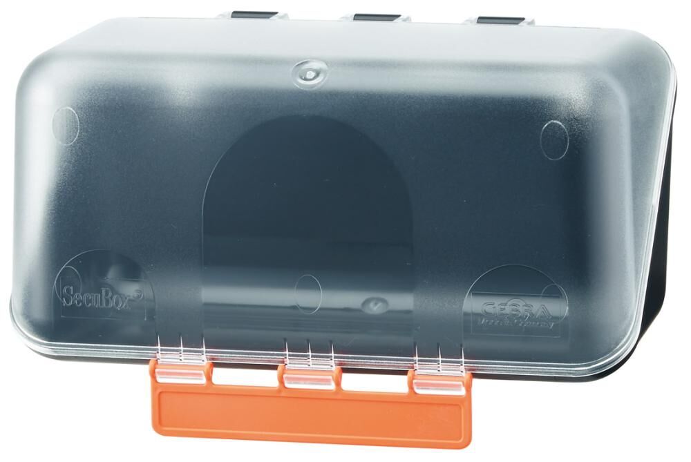 GEBRA Aufbewahrungsbox SECU Mini ohne Gebotszeichen transparent