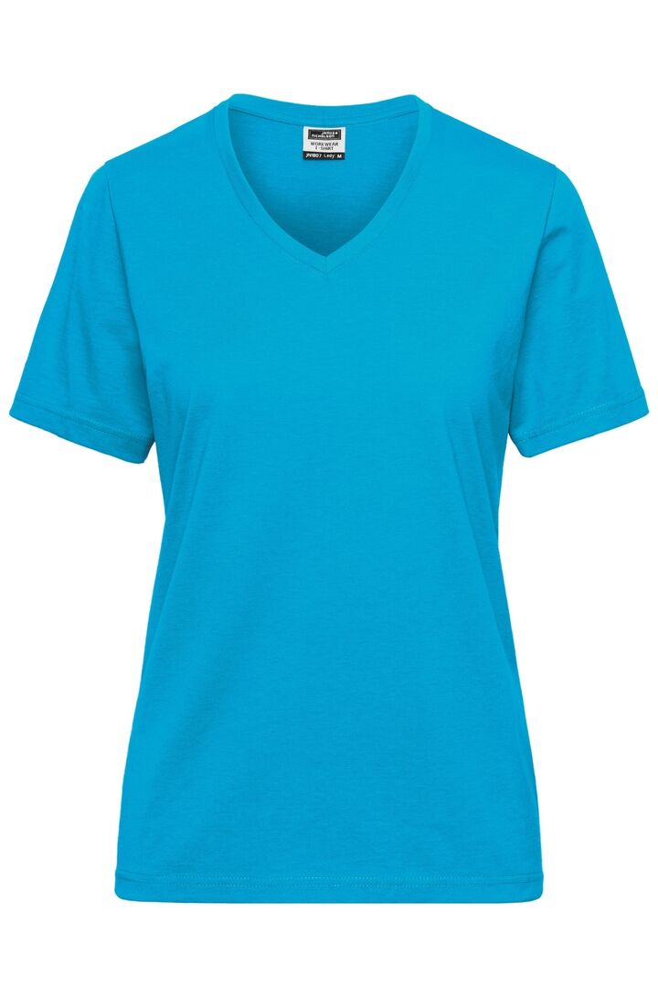JAMES & NICHOLSON T-Shirt Damen Gr. XXL turquoise JN1807