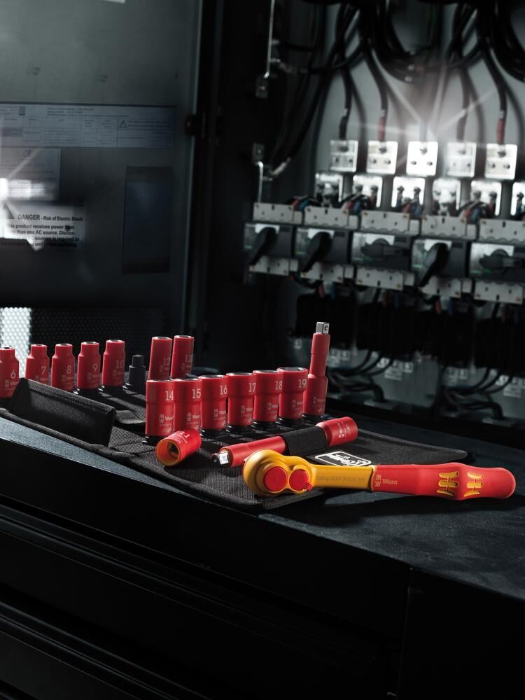WERA Steckschlüssel Set VDE 3/8" 17-teilig ZYKLOP