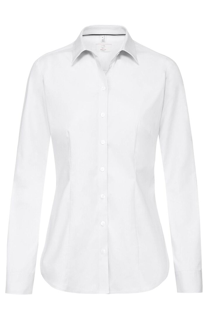 GREIFF Damenbluse langarm PREMIUM Gr. 46 Regular Fit white