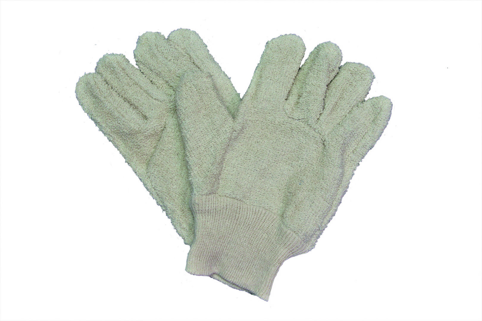 WEMAG Baumwollschlingen-Handschuhe Gr. 10 schwere Ausführung rohweiß
