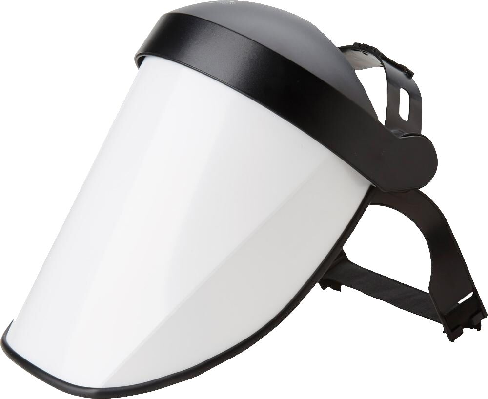 FORTIS Gesichtsschutzschirm Visier EN166:2001B klare Polycarbonatscheibe 300x200x1mm