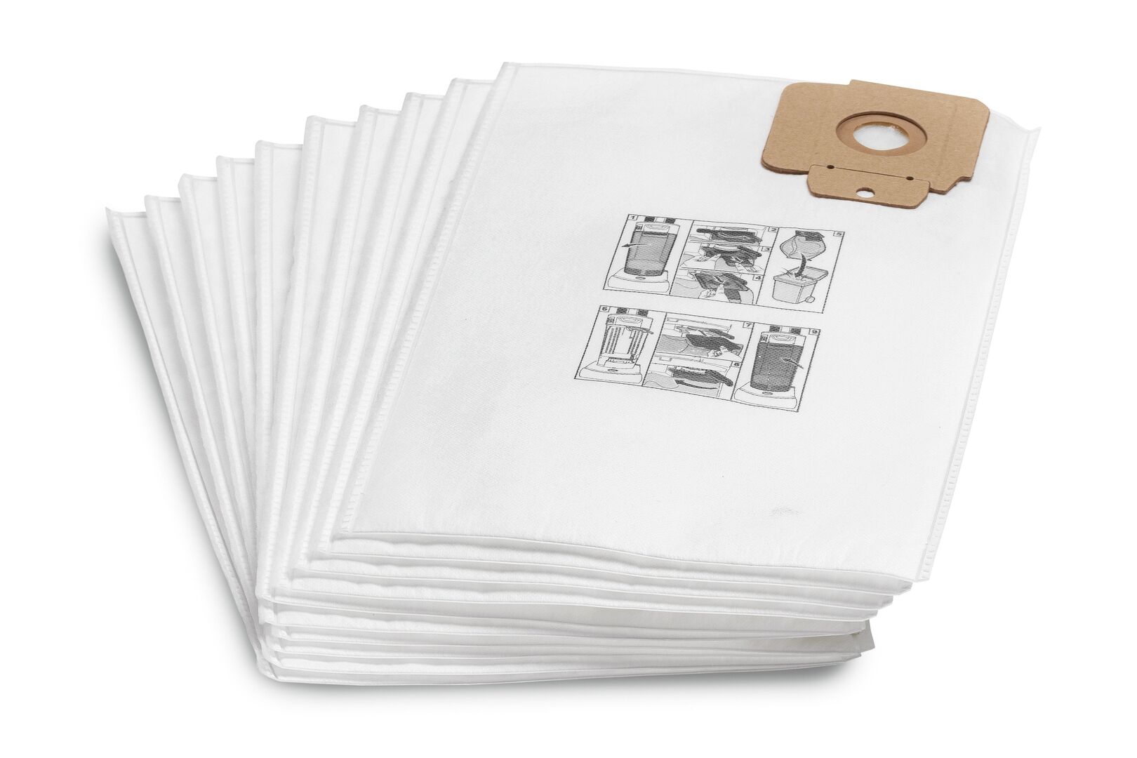 KÄRCHER Vliesfiltertüte für Sauger CV 30 CV 38 CV 48 10St.