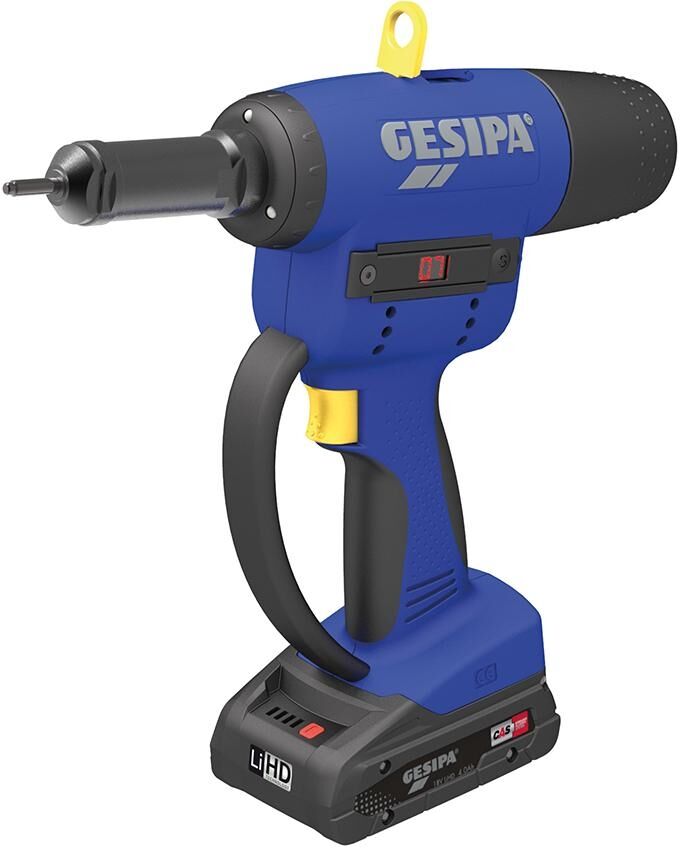 GESIPA Akku-Blindnietmuttergerät FireBird Pro Gold L-BOXX 1x18V Akku 2,0Ah