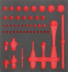 FORMAT Modul 2/3 Steckschlüssel 1/4+1/2" leer