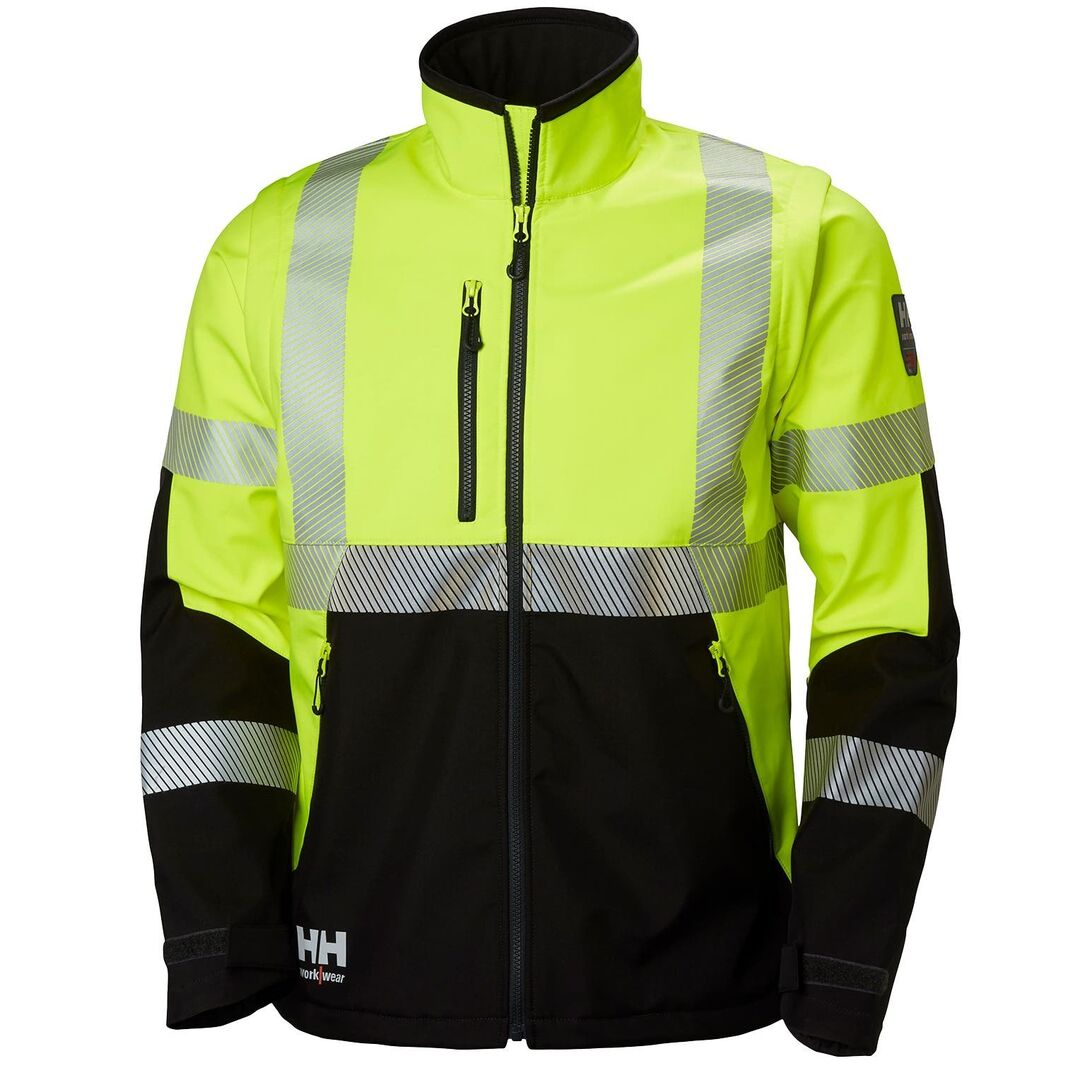 HELLY HANSEN Jacke Arbeitsjacke ICU Gr. M EN471 yellow/ebony 74272