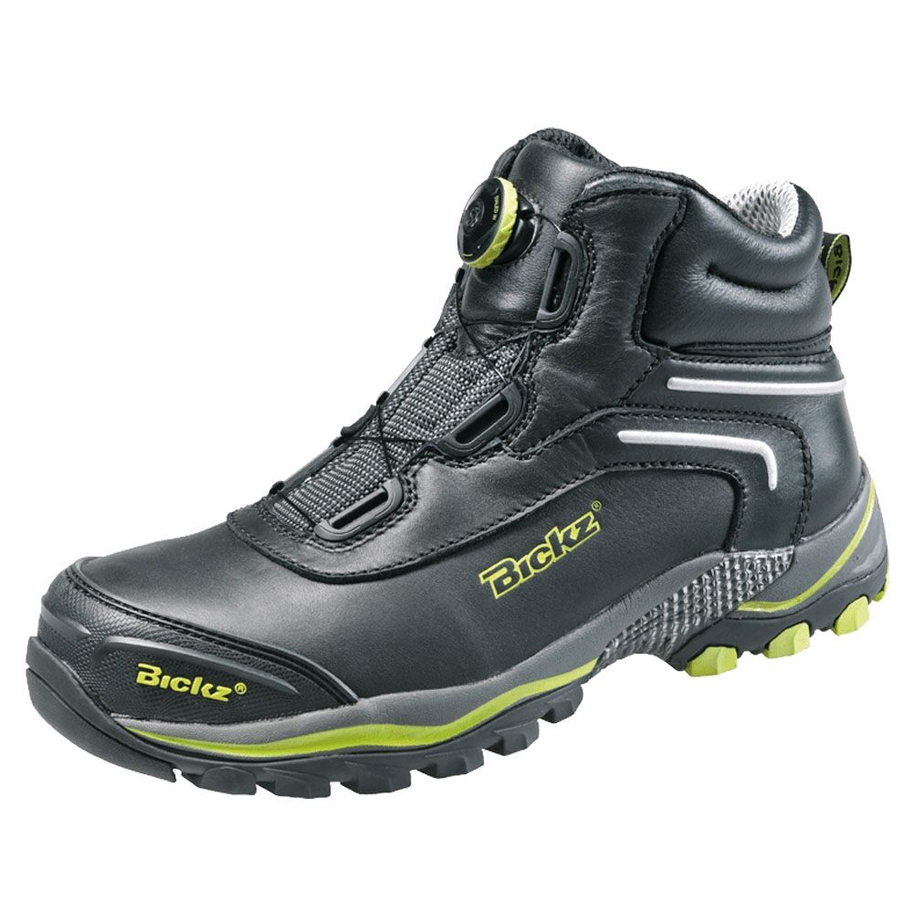 BATA Schnürstiefel Bickz 305 S3 BOA Gr. 43 anthrazit/schwarz/gelb