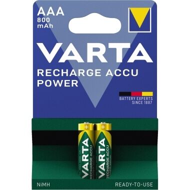 VARTA Akku Micro AAA HR03 Longlife 1,2V 2 Stück 56703101402