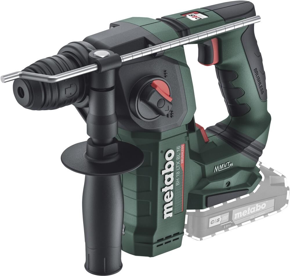 METABO Akku-Bohrhammer BH 18 LTX BL 16 ohne Akku & Ladegerät in metaBOX
