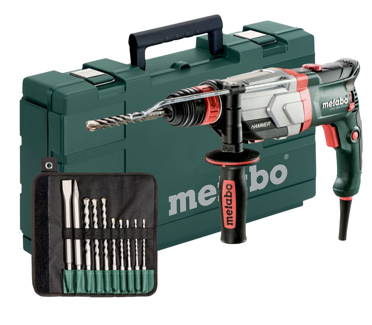 METABO Multihammer mit Zubehör im Koffer UHEV 2860-2 Quick Set 1100 Watt